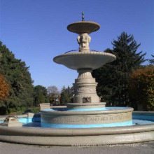 Mano tallada fuente de agua de piedra al aire libre para la venta